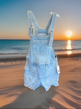 Light Blue Denim Overalls NEW